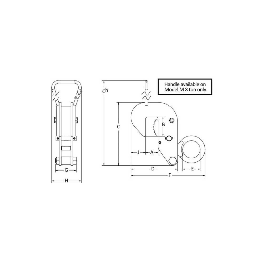 Renfroe M Locking Type Lifting Clamps