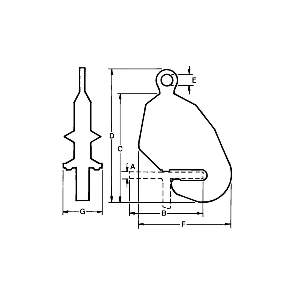 Renfroe SEA Locking Type Lifting Clamps