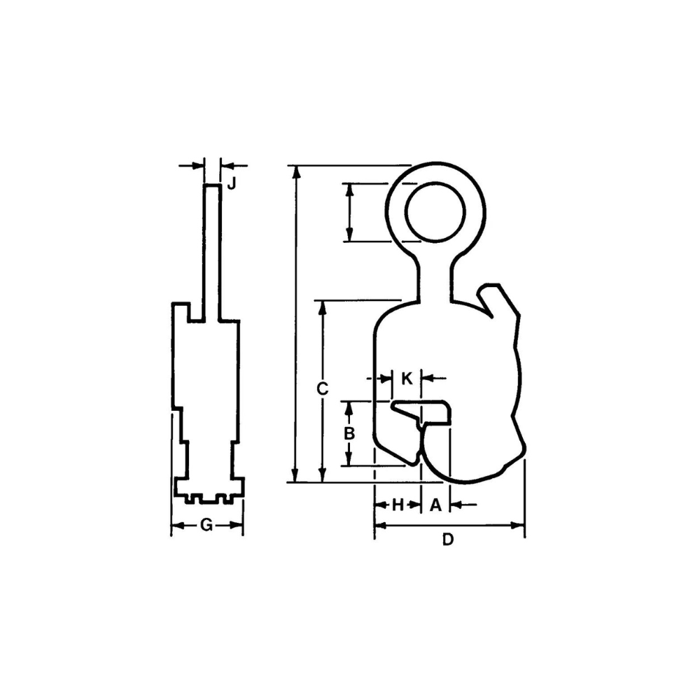 Renfroe SX Locking Type Lifting Clamps