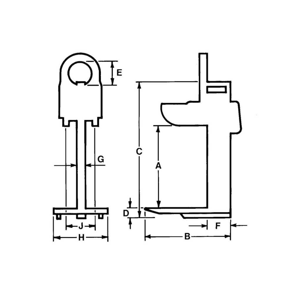 Renfroe WHSR NonLocking Type Horizontal Lifting Clamps Lifting