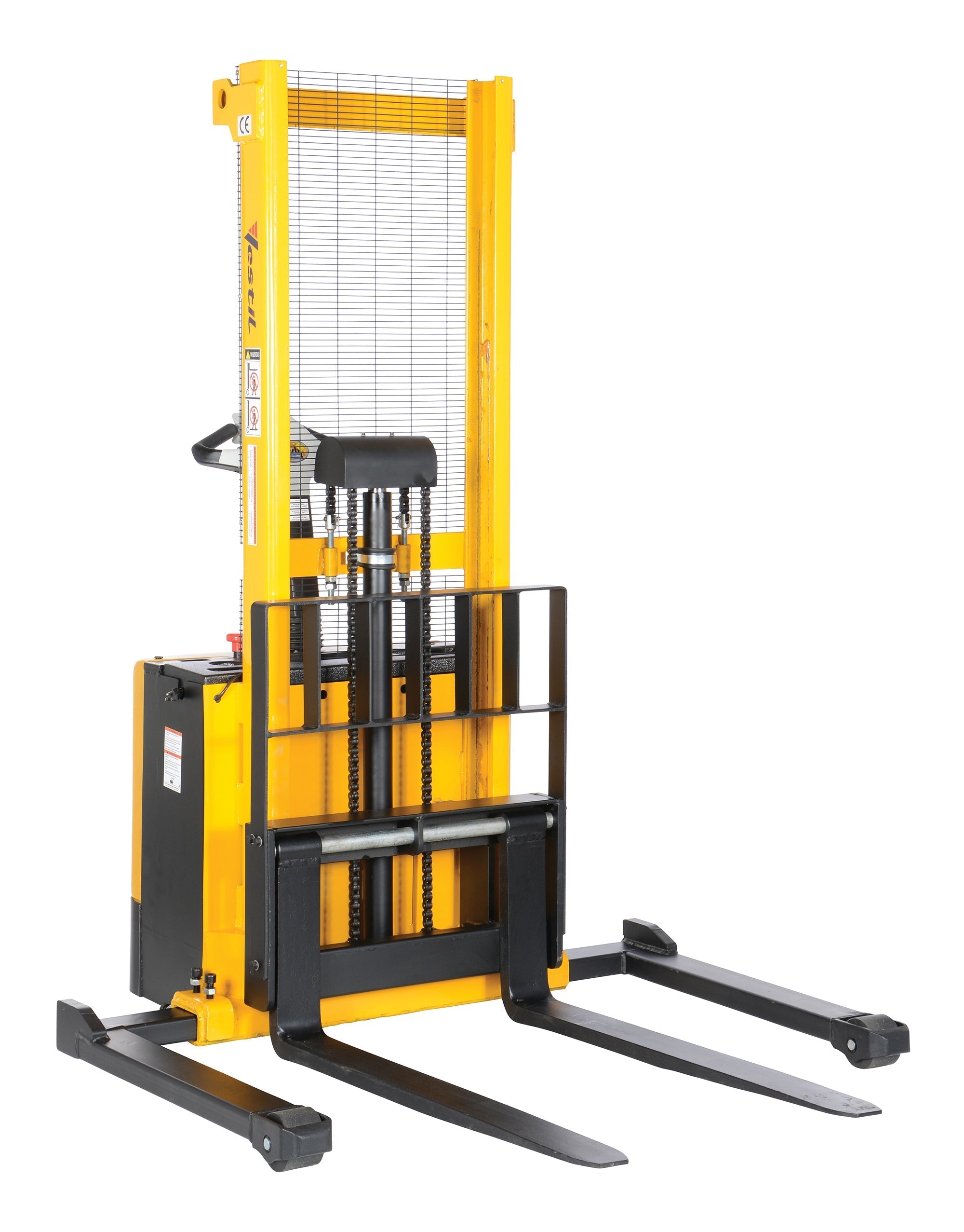 Vestil Stackers with Powered Drive and Powered Lift