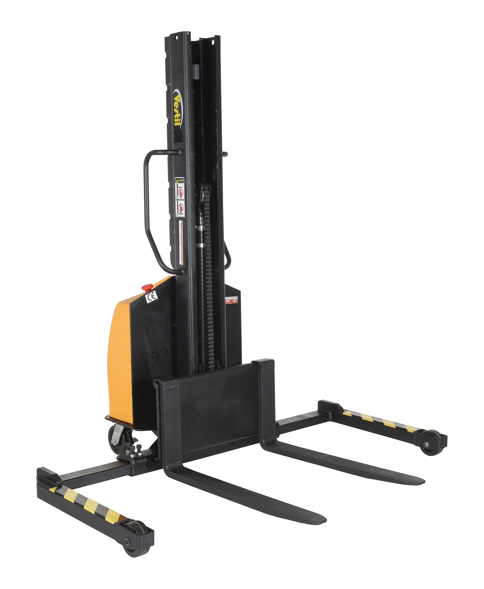 Vestil Narrow Mast Stackers with Powered Lift