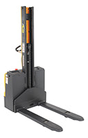 Vestil Narrow Mast Stackers with Powered Drive and Powered Lift