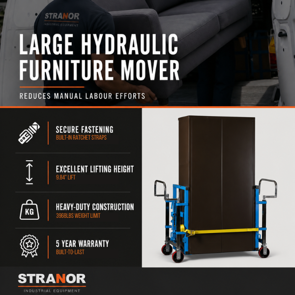 STRANOR Large Hydraulic Furniture Movers - 3968Lbs