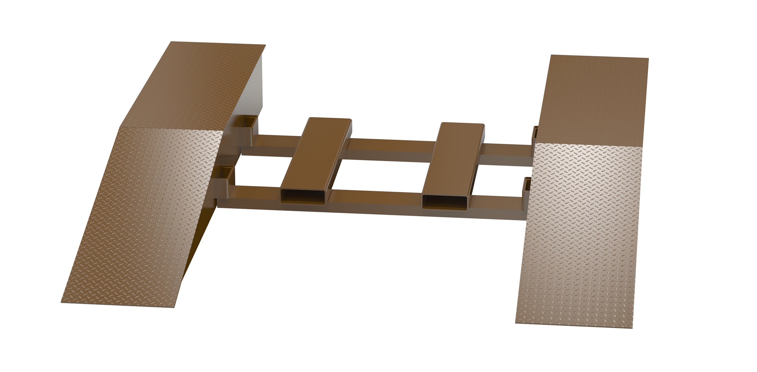 Vestil Steel Wheel Riser with Central Fork Pocket – Lifting Equipment ...