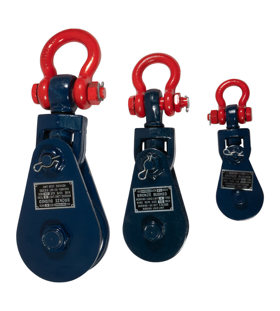 Snatch Block With Shackle