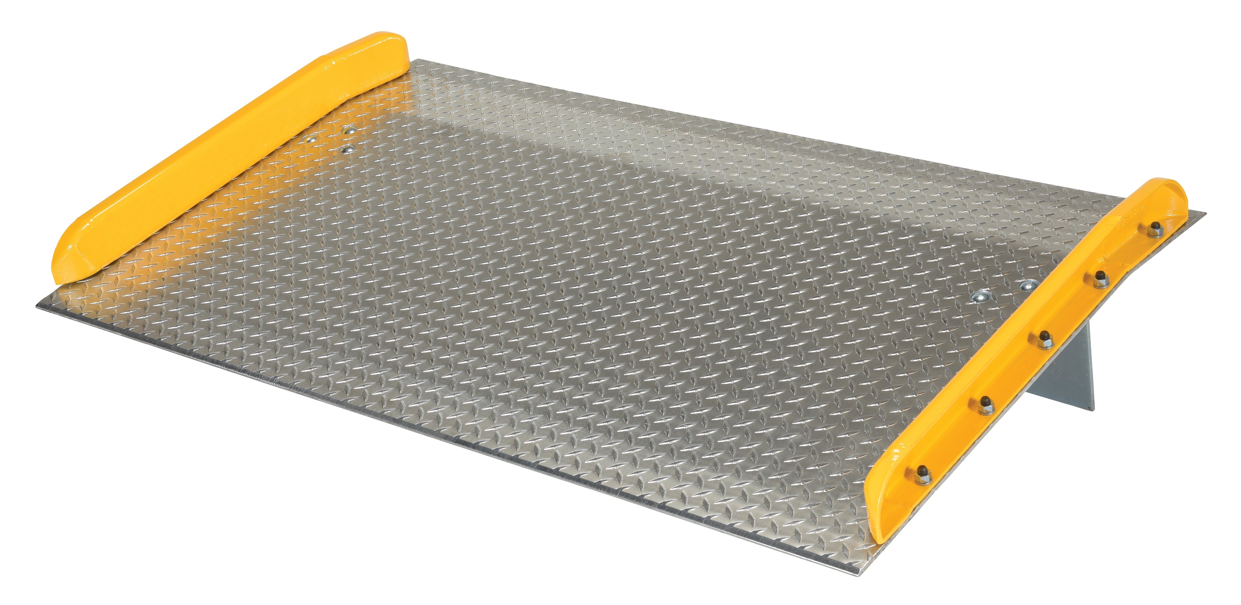 Vestil Aluminum Truck Dockboards with Steel Safety Curbs