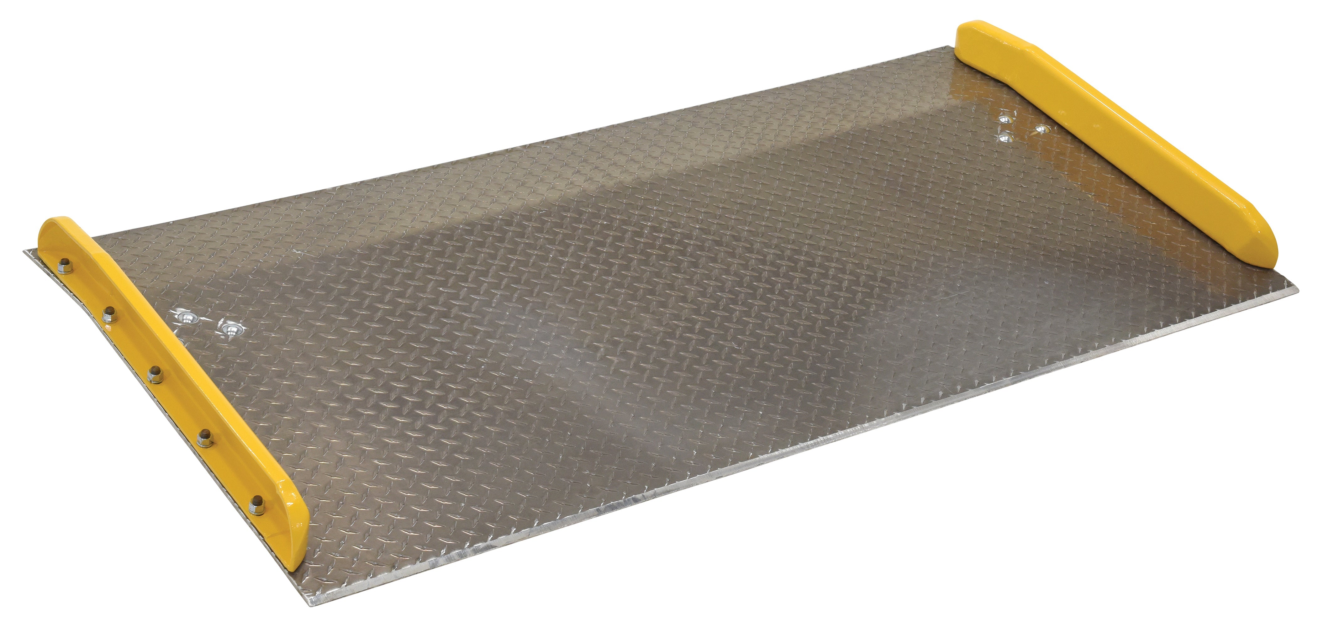 Vestil Aluminum Truck Dockboards with Steel Safety Curbs