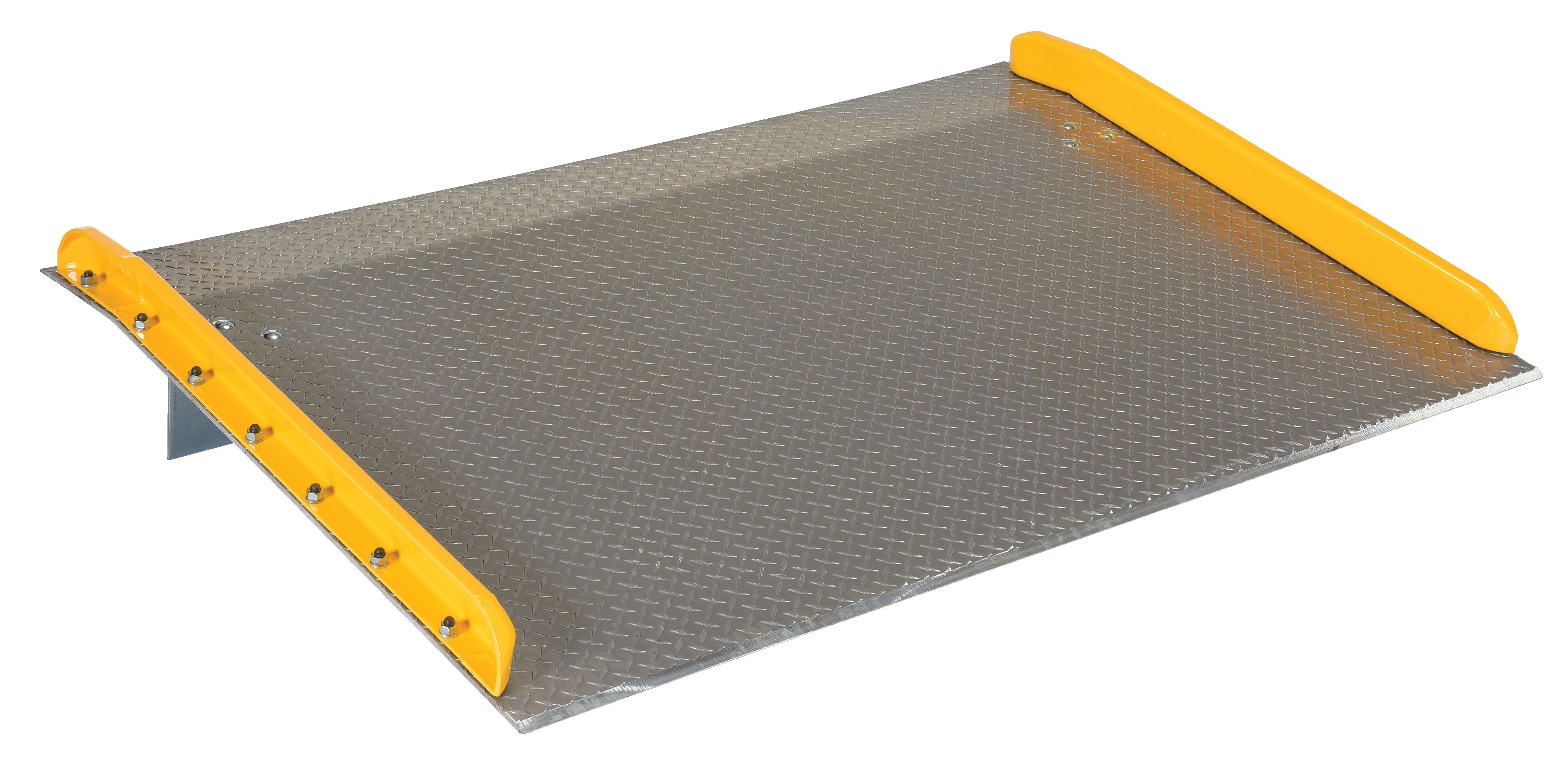 Vestil Aluminum Truck Dockboards with Steel Safety Curbs