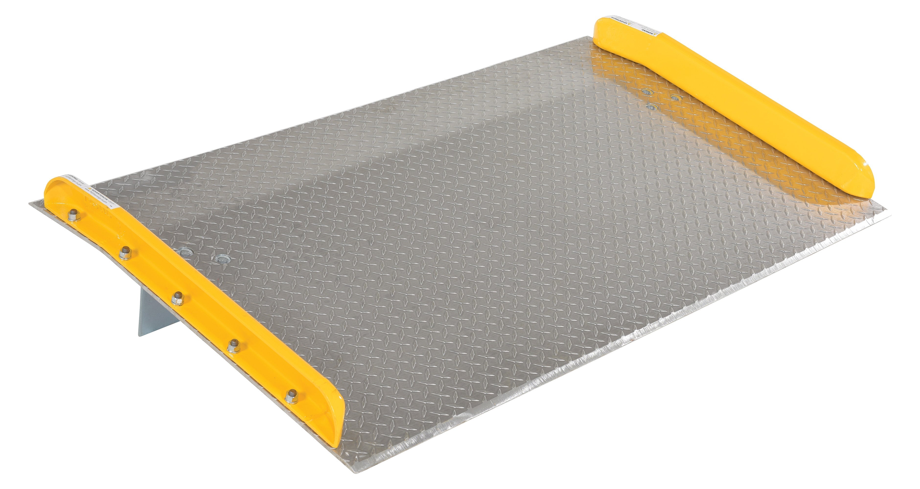 Vestil Aluminum Truck Dockboards with Steel Safety Curbs