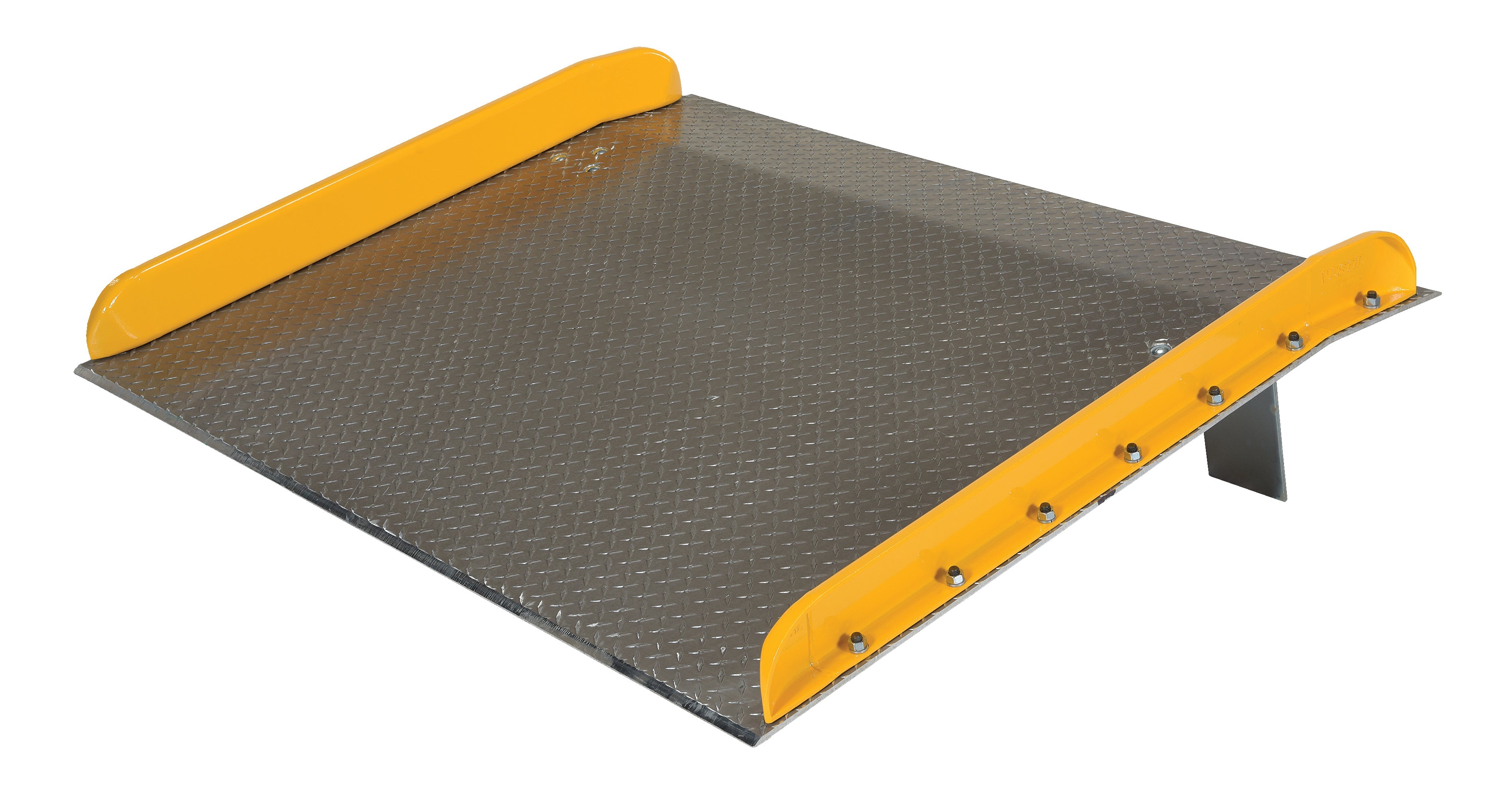 Vestil Aluminum Truck Dockboards with Steel Safety Curbs