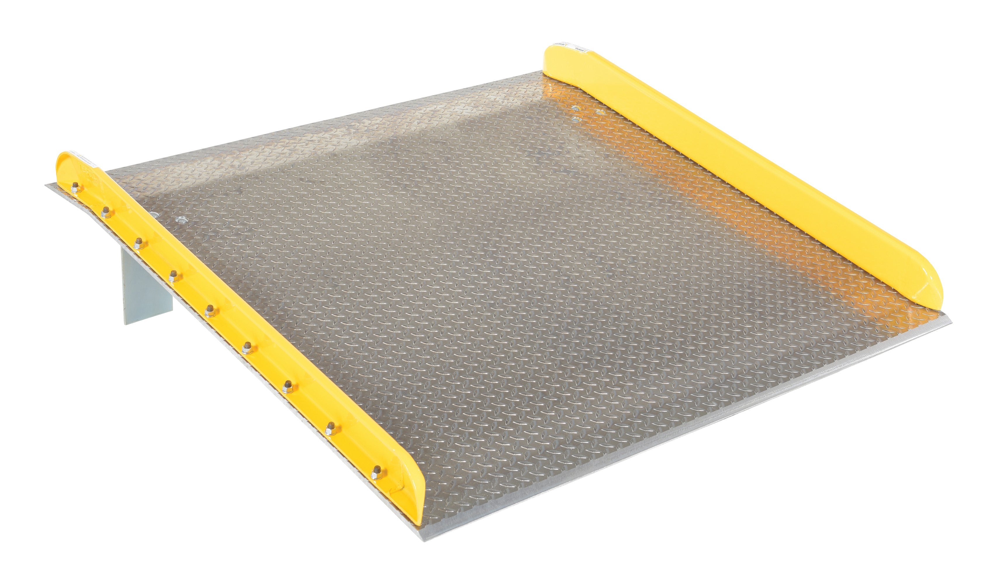 Vestil Aluminum Truck Dockboards with Steel Safety Curbs