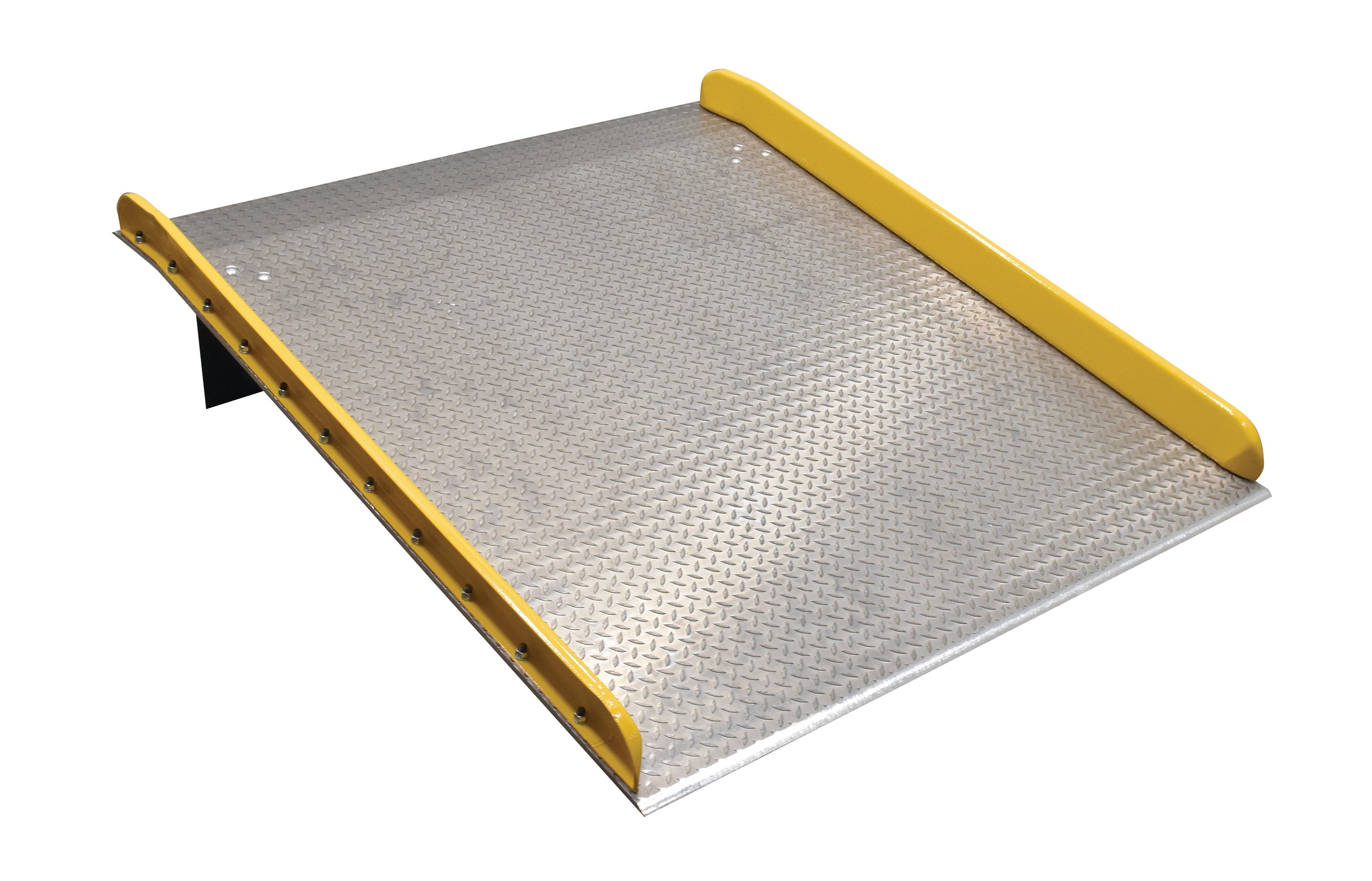 Vestil Aluminum Truck Dockboards with Steel Safety Curbs