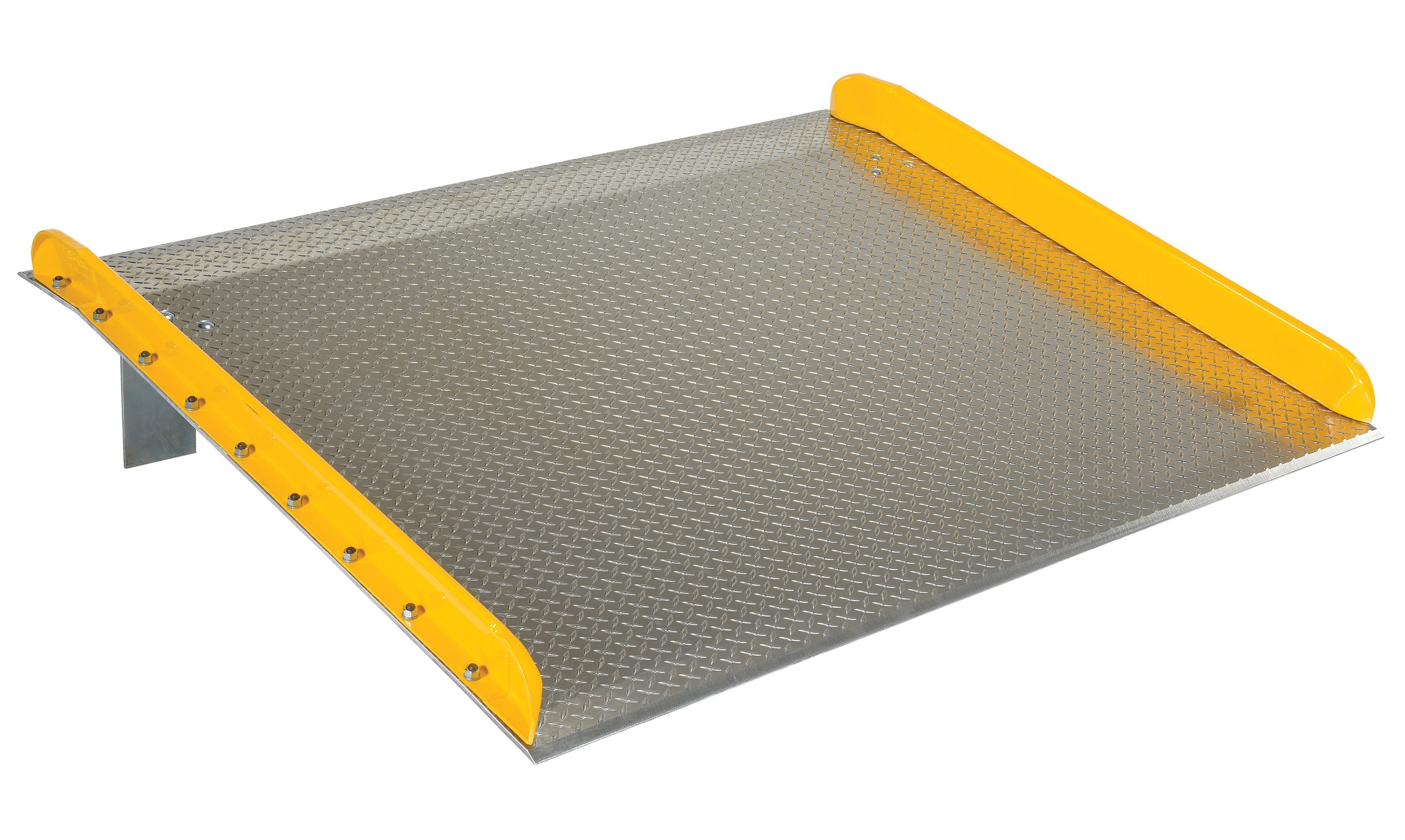 Vestil Aluminum Truck Dockboards with Steel Safety Curbs