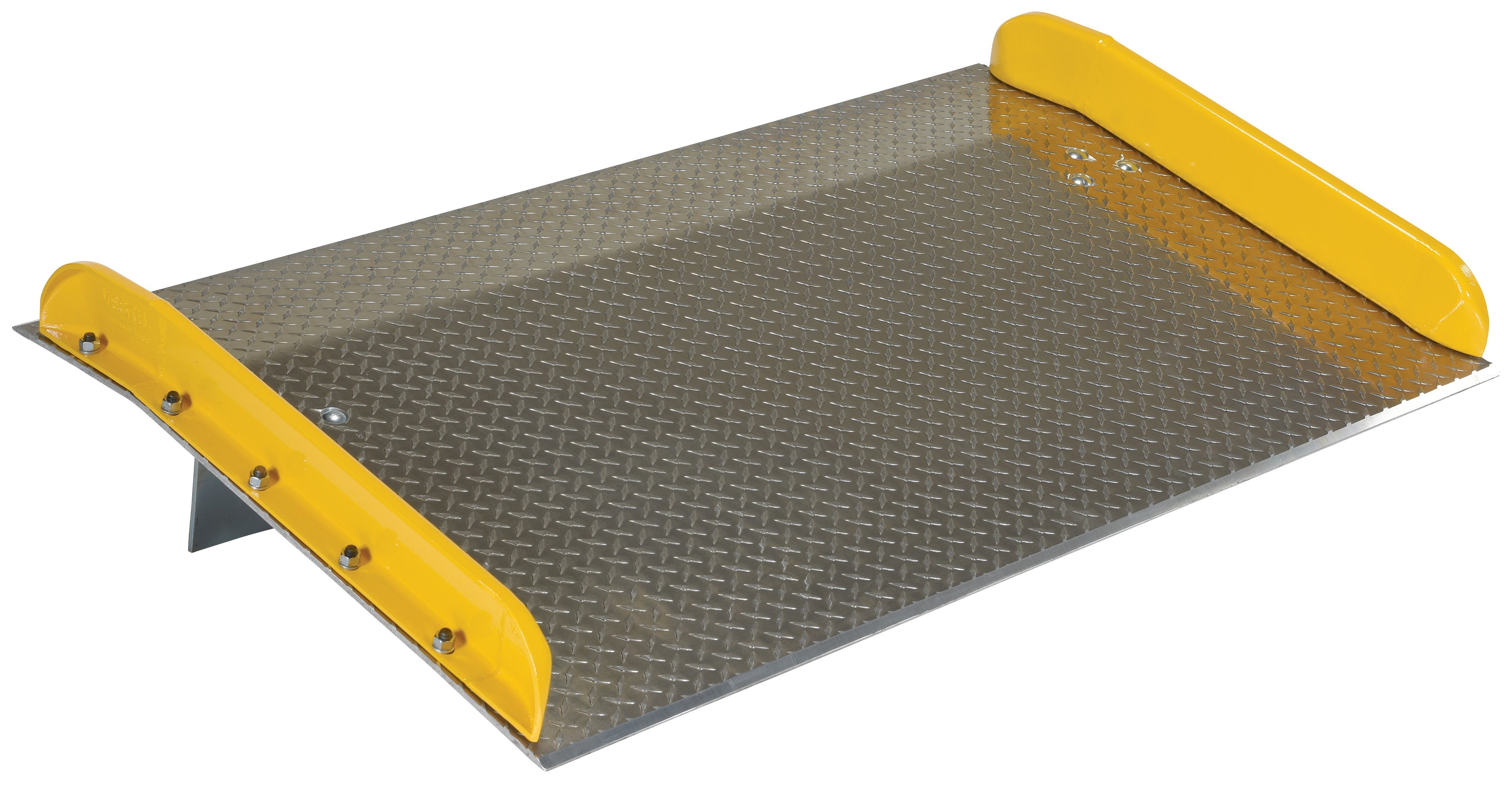 Vestil Aluminum Truck Dockboards with Steel Safety Curbs