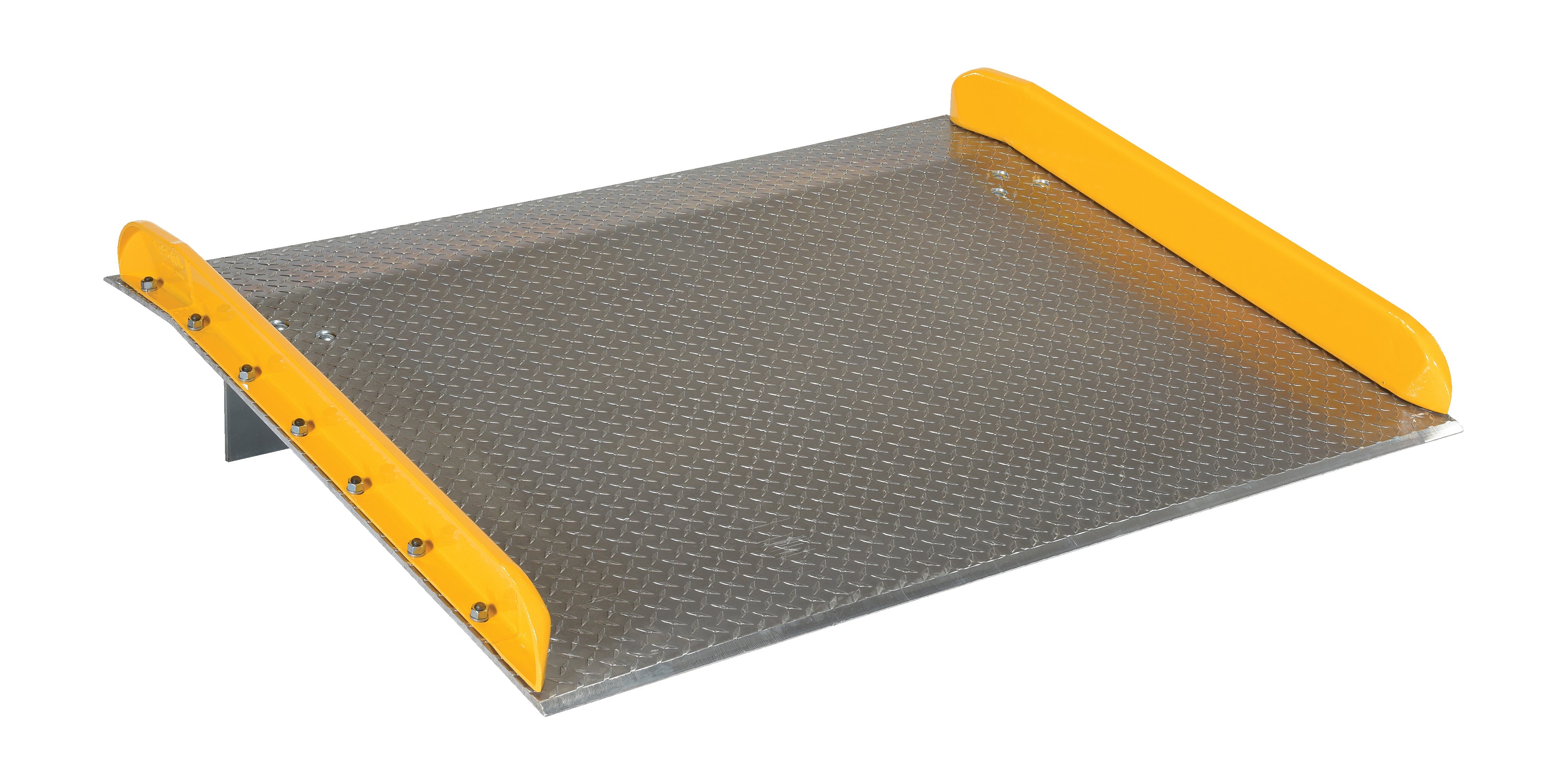 Vestil Aluminum Truck Dockboards with Steel Safety Curbs