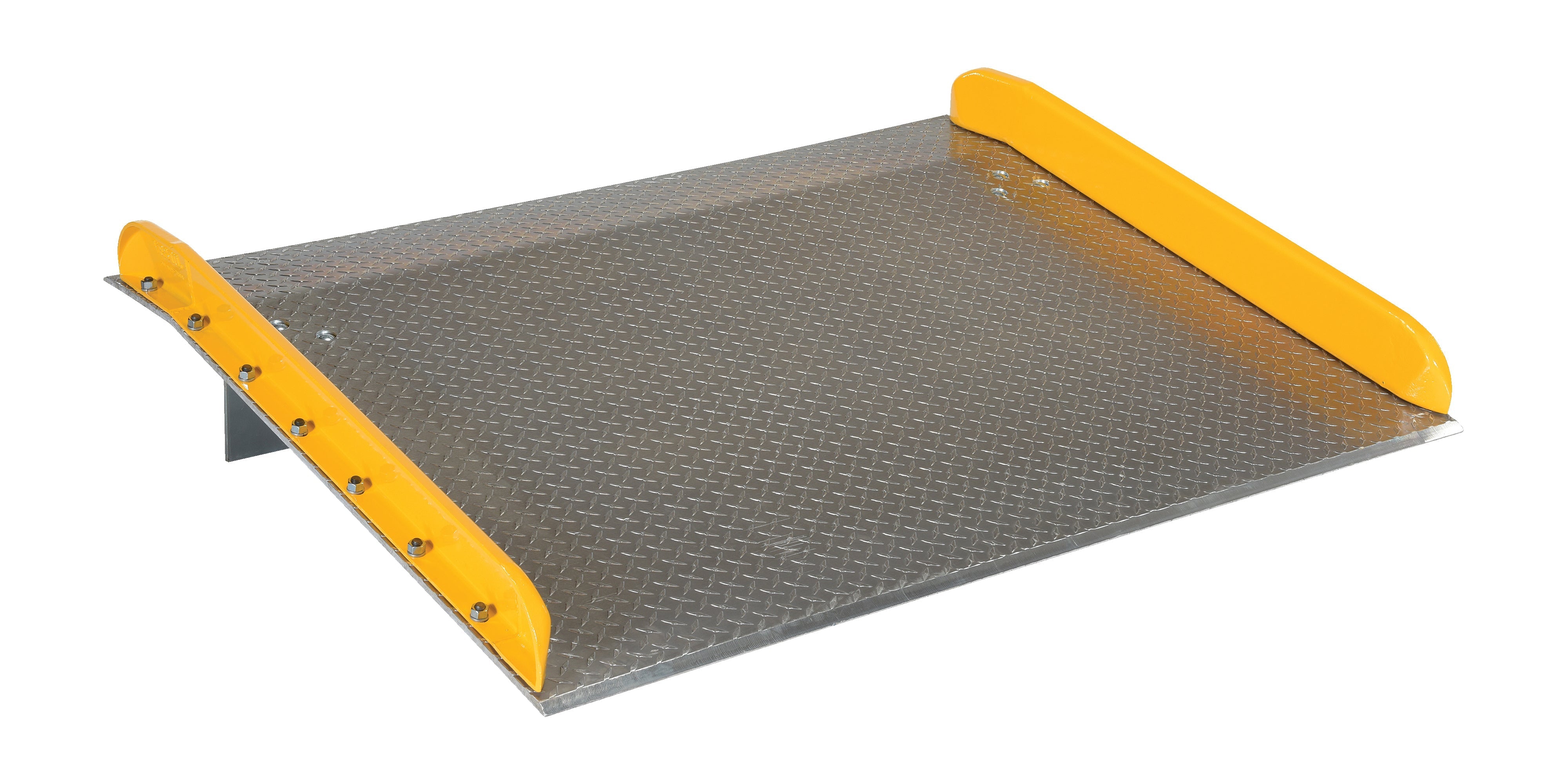 Vestil Aluminum Truck Dockboards with Steel Safety Curbs