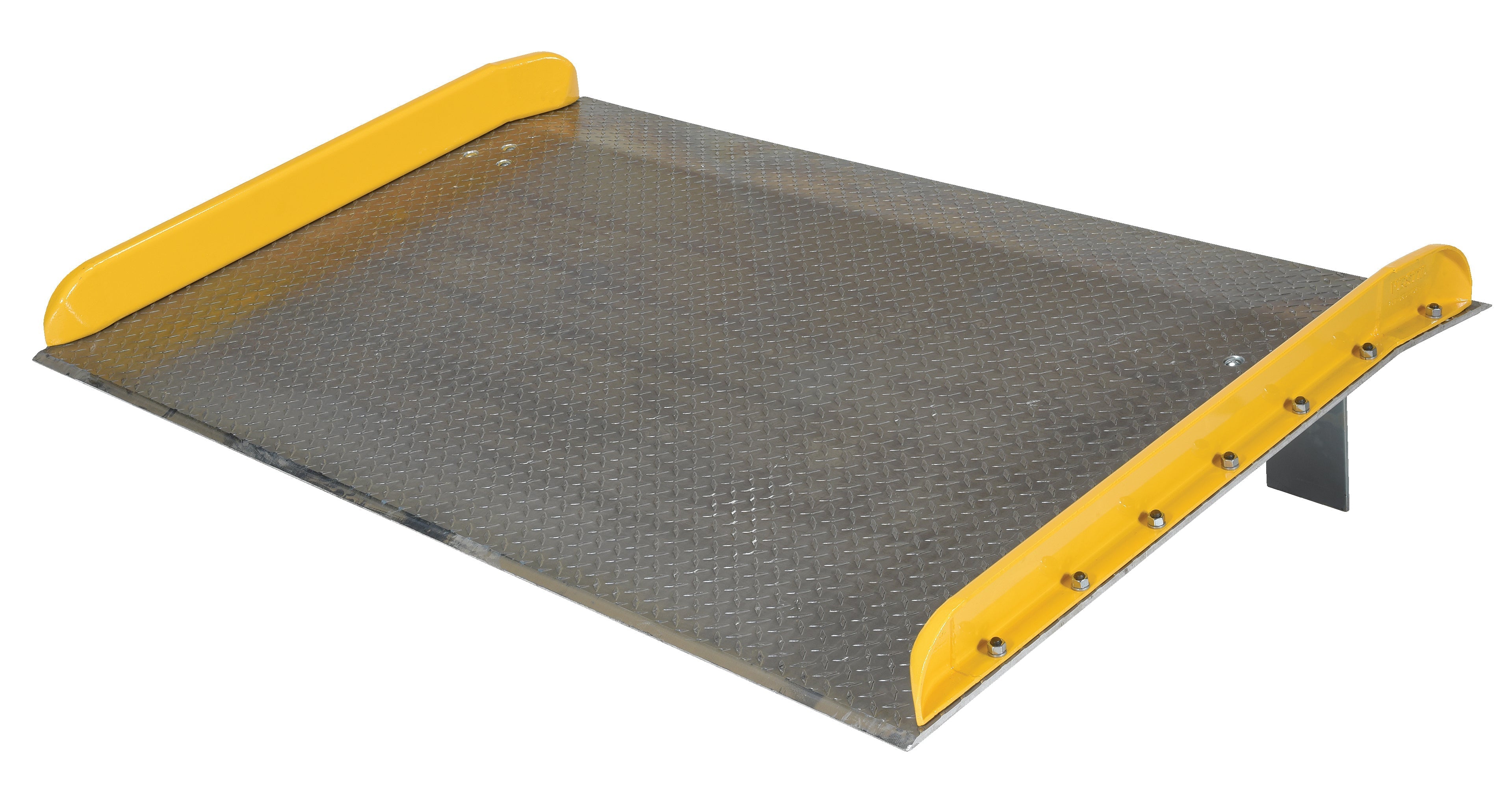 Vestil Aluminum Truck Dockboards with Steel Safety Curbs