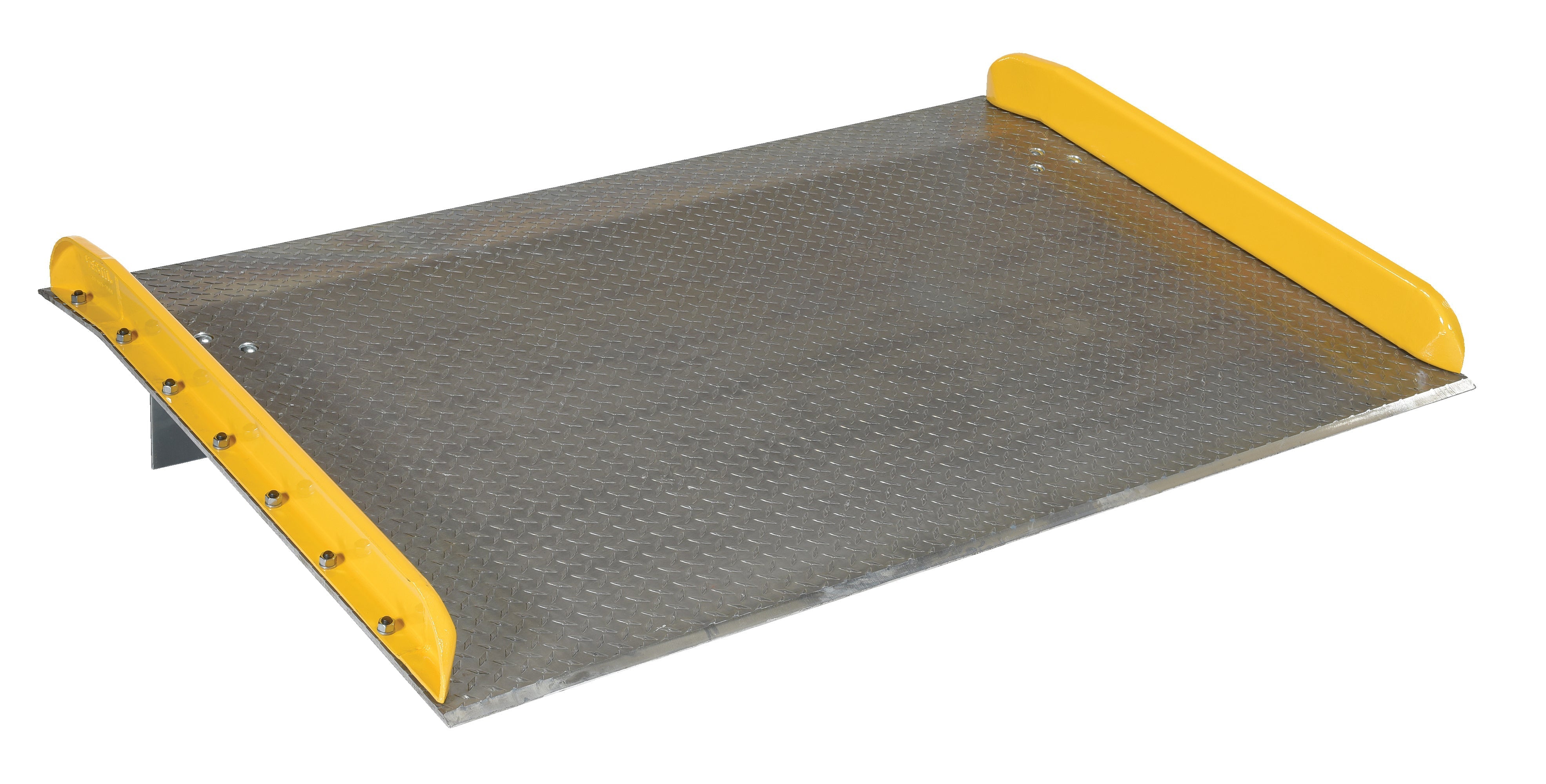 Vestil Aluminum Truck Dockboards with Steel Safety Curbs