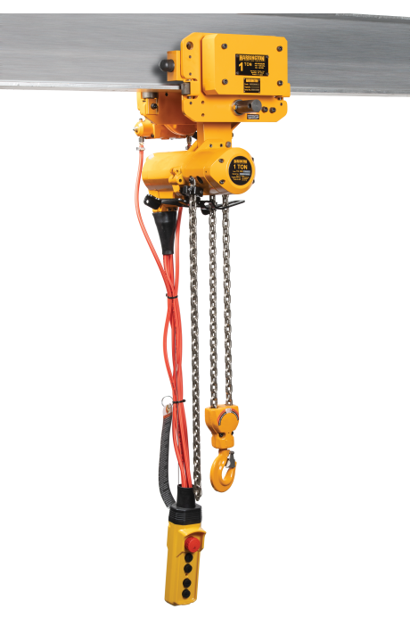 Harrington TCLM Lube-Free Air Powered Trolley Hoists