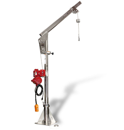 Thern 5PA10 Series 1200lbs Portable Davit Crane with Winch