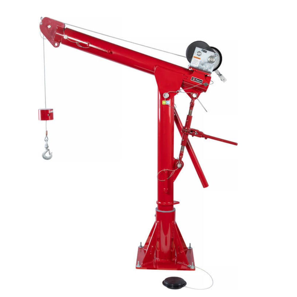 Thern Commander AL 650lbs Portable Aluminium Davit Crane