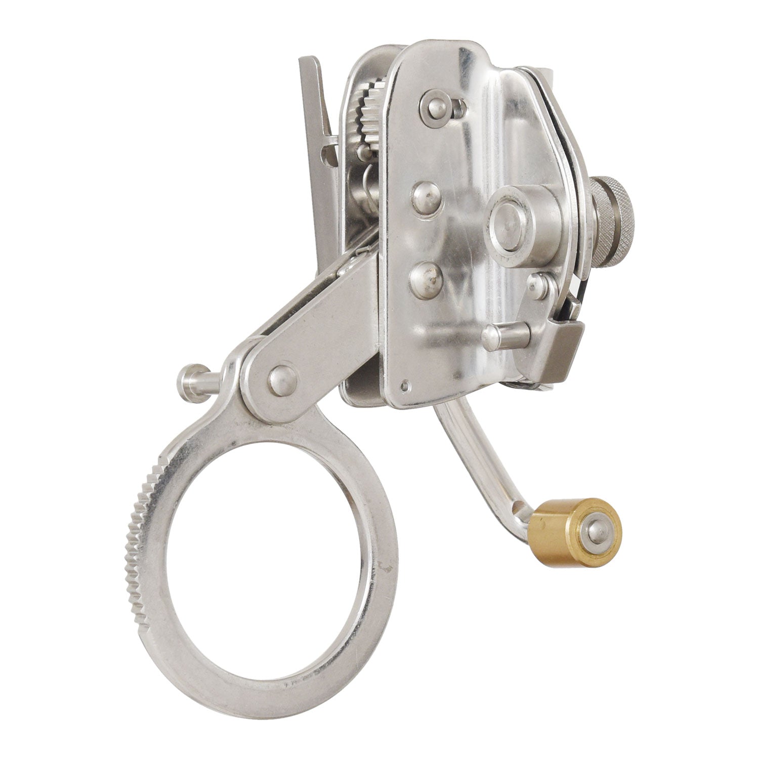 KStrong® 5/8" Stainless Steel Self-Tracking Rope Grab with Roller Guide