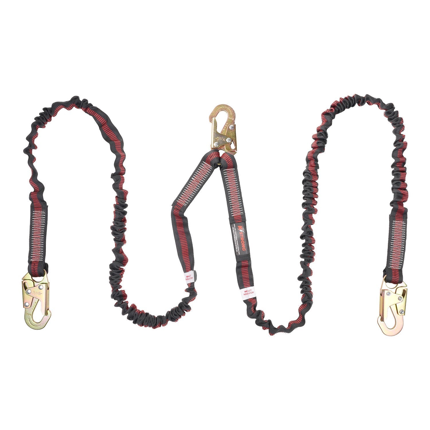 KStrong® 6 ft. Twin leg 100% tie-off Internal design shock absorbing lanyard (ANSI)