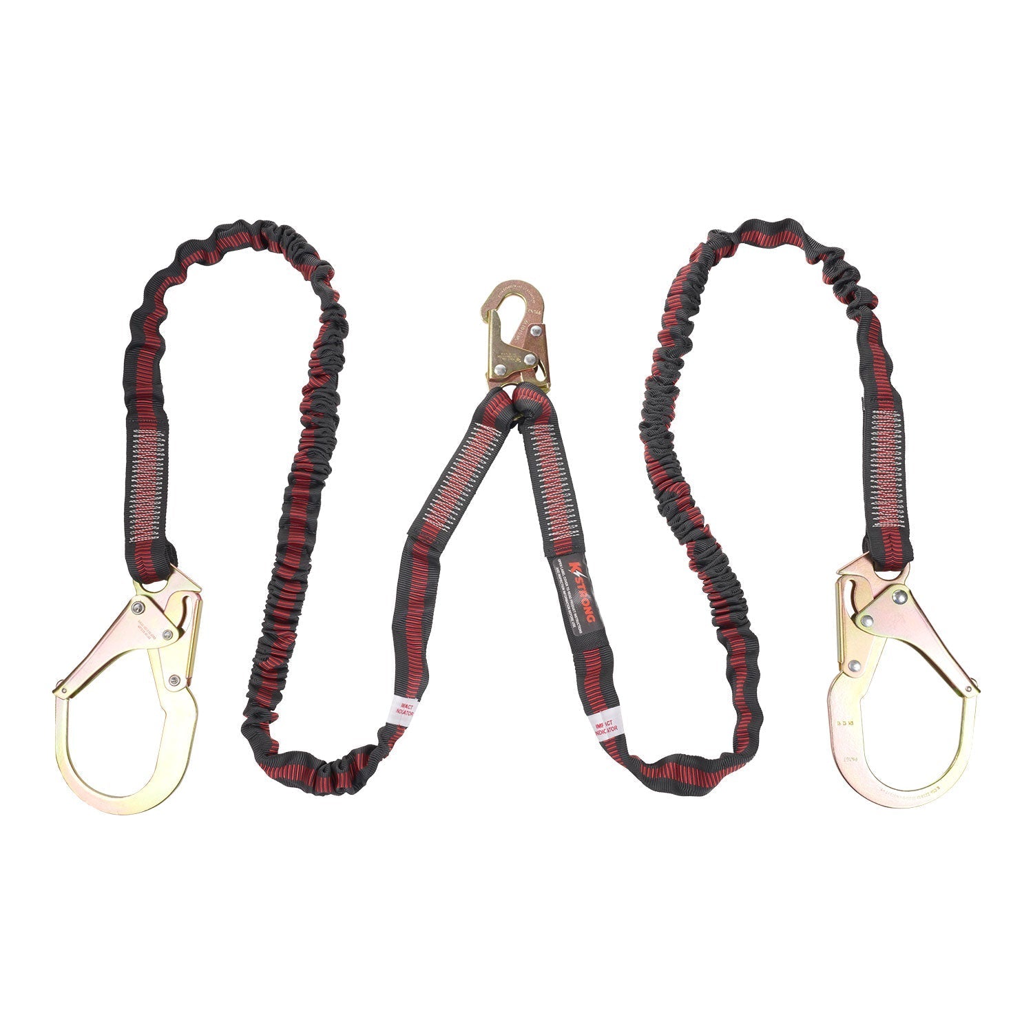 KStrong® 6 ft. Twin leg 100% tie-off Internal design shock absorbing lanyard (ANSI)