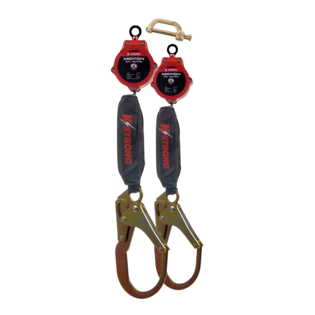 KStrong Dual Micron 6ft Self Retracting Lifeline Assemblies