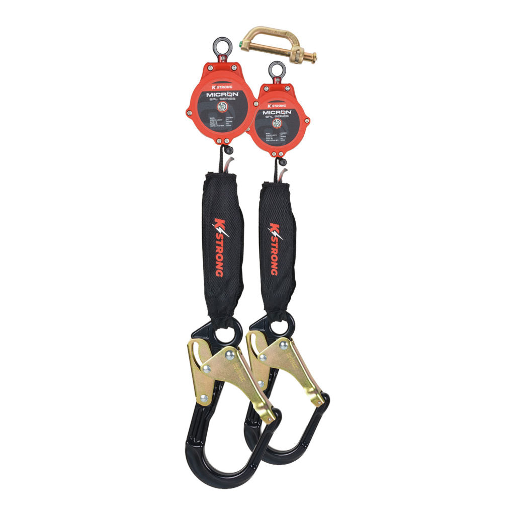 KStrong Dual Micron 6ft Self Retracting Lifeline Assemblies