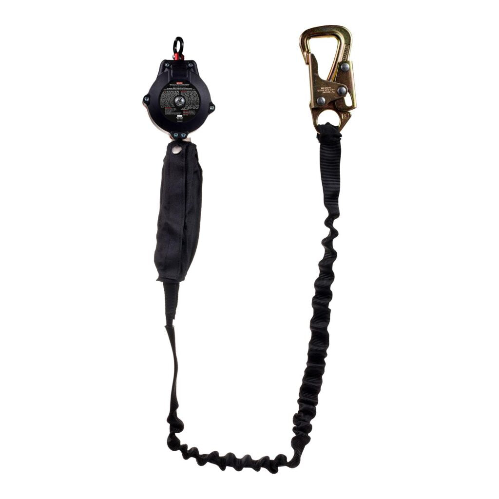 KStrong Dual 9ft Micron Self Retracting Lifeline Assembly with Tie-Back Hooks (ANSI)