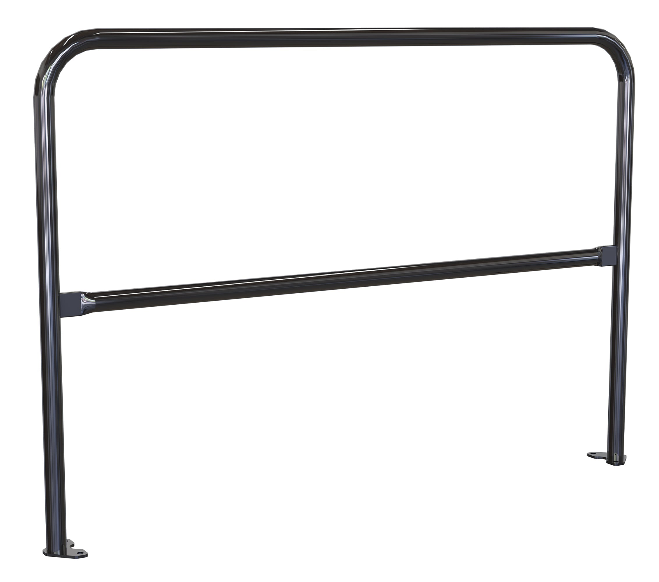 Vestil Steel Safety Railings With Welded Baseplate