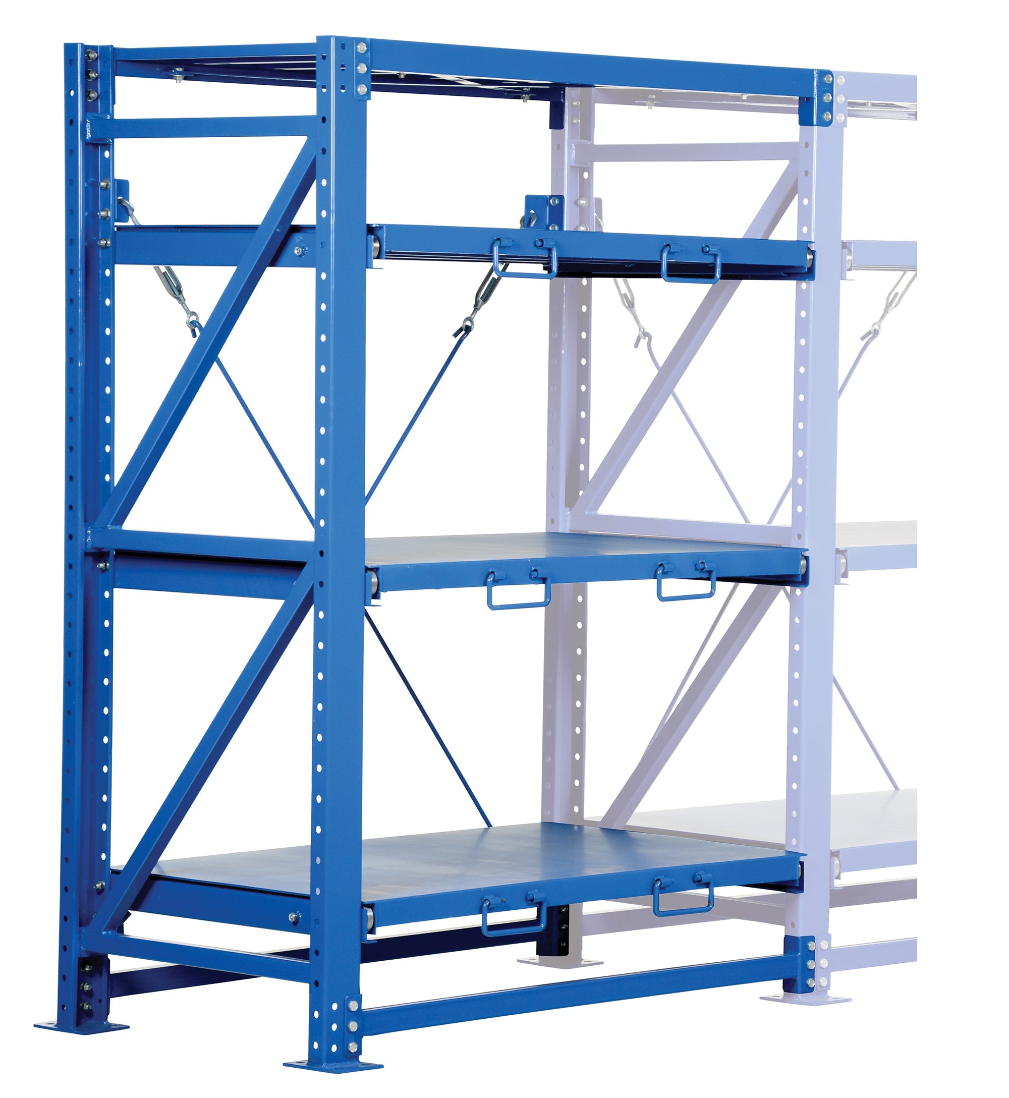 Vestil Heavy Duty Roll-Out Shelving