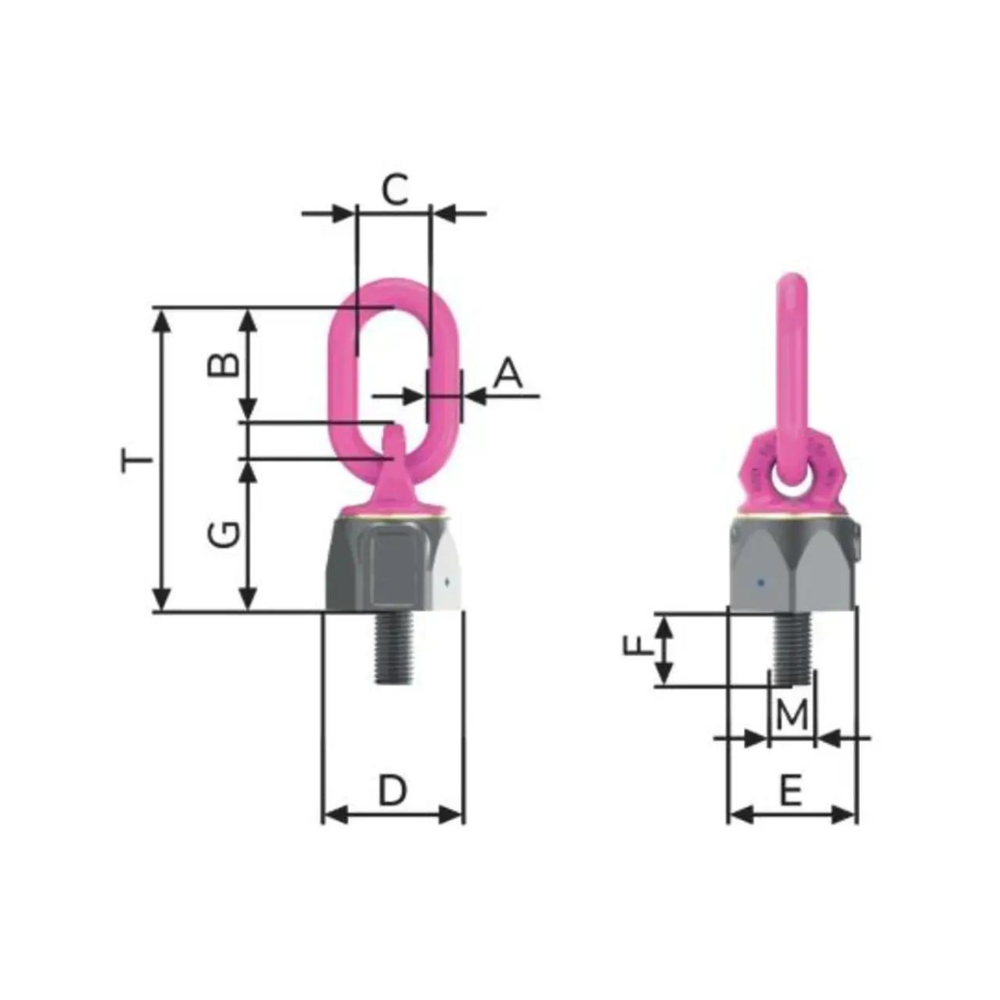 RUD VWBG-V Load Ring, UNC Thread