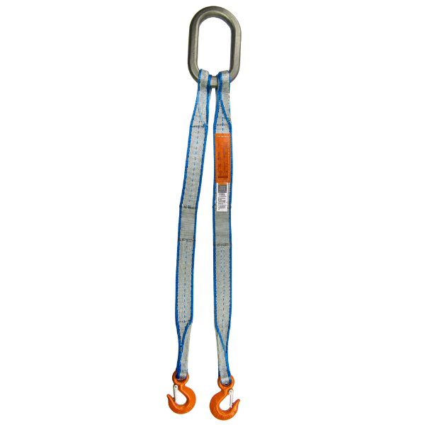 Lift-All 1-Ply Double Oblong w/ Sling Hook Tuff-Edge Web Bridle 3"