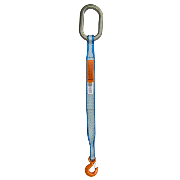 Lift-All 1-Ply Single Oblong w/ Eye Tuff-Edge Web Bridle 1"