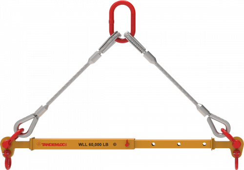 Tandemloc AT14 Series Telescopic Spreader Beams (With Top Sling)