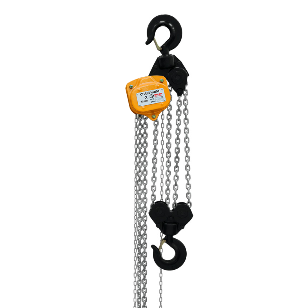 Bison Manual Chain Hoist 10Ton x 10ft or 20ft