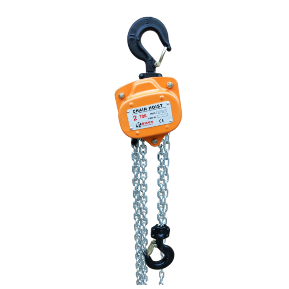 Bison Manual Chain Hoist 2Ton x 10ft or 20ft