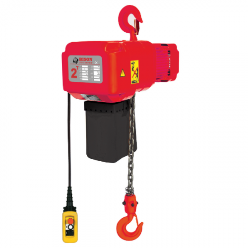 Bison 2Ton Three Phase Dual Speed Electric Chain Hoist 230v/460v