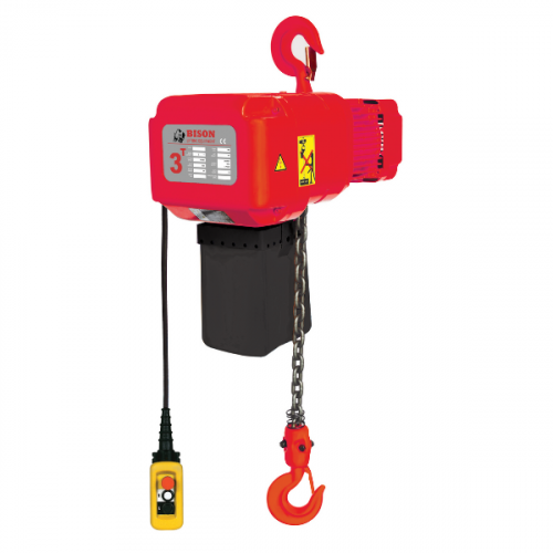 Bison 3Ton Three Phase Dual Speed Electric Chain Hoist 230v/460v