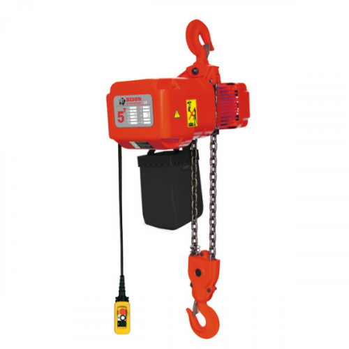 Bison 5Ton Three Phase Single Speed Electric Chain Hoist 230v/460v