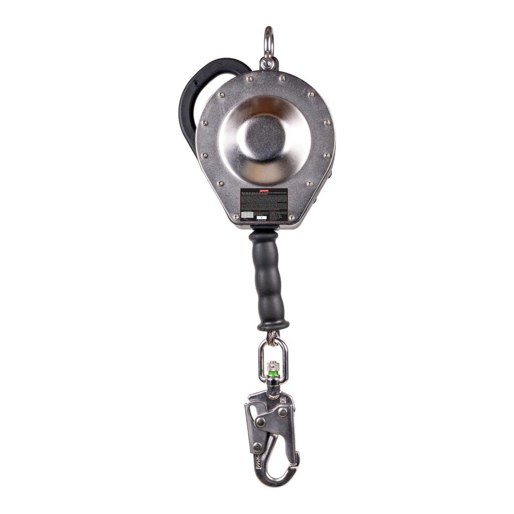 KStrong BRUTE Sealed Self Retracting Lifeline with Stainless Steel Cable & Swivel Snap Hook