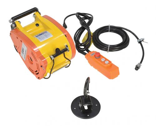 Electric Rope Hoist- 1000Lb, 115v, 90ft lift