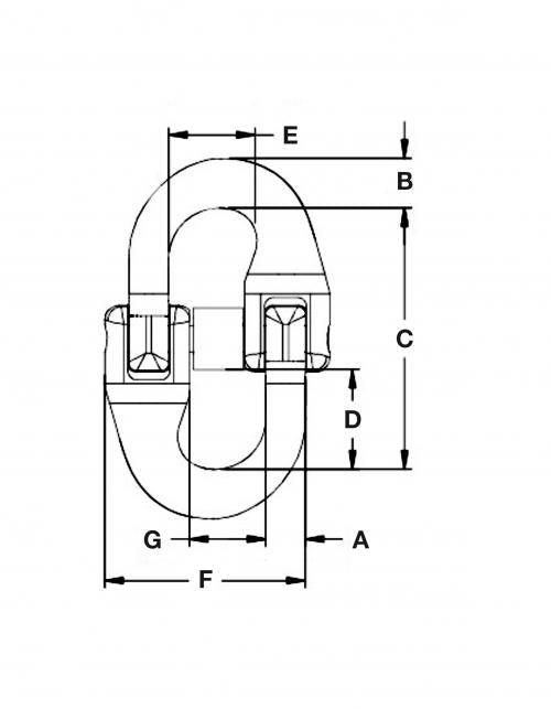 CM Hammerlok Coupling Link (Grade 80)