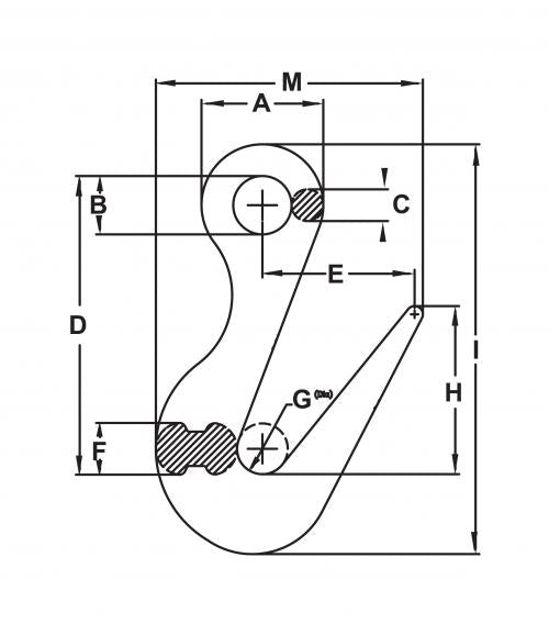 CM Grade 80 Sorting Hook