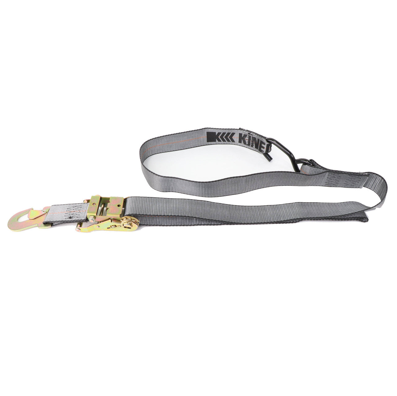 Kinedyne Pair of 2" by 6' S Hook and Snap Hook Ratchet Straps