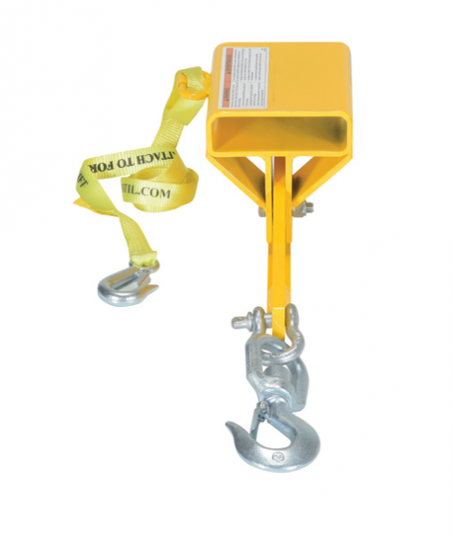 Single Tine Forklift Hook Attachment (Swivel Latch) 4000lbs