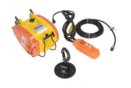 Electric Rope Hoist- 500Lb, 115v, 90ft lift